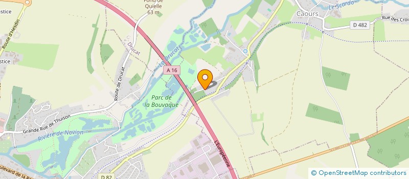 localisation de l'entreprise SCI ADAM  CAOURS