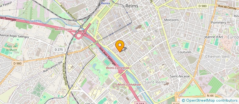 localisation de l'entreprise SCI ADAM  REIMS