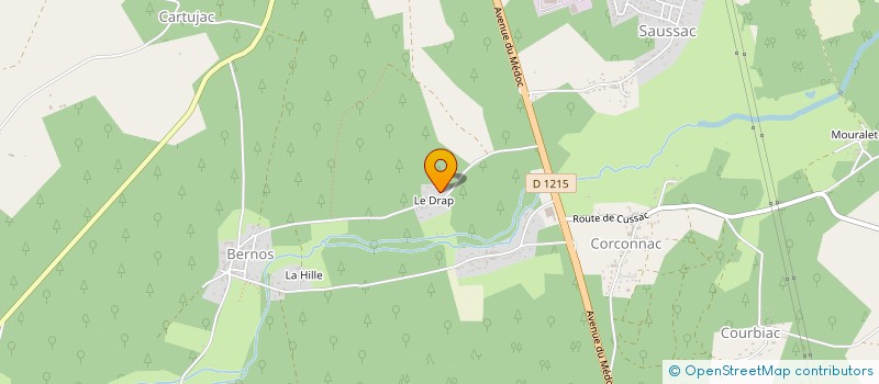 localisation de l'entreprise SCI ADAM  SAINT-LAURENT-MEDOC