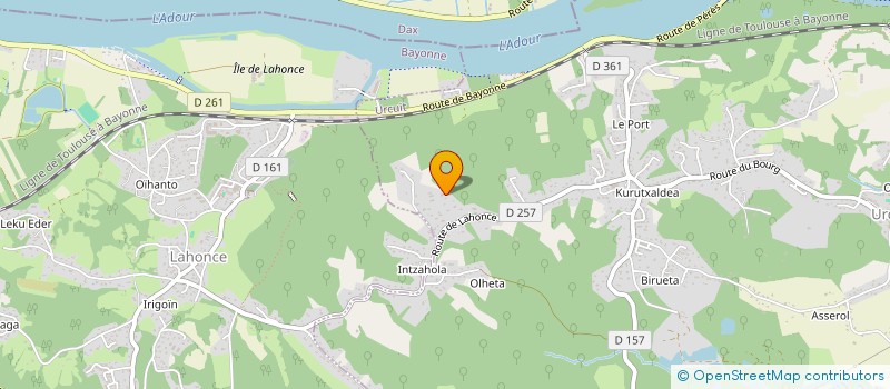 localisation de l'entreprise SCI ADAM  URCUIT