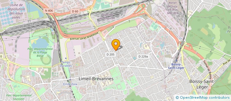 localisation de l'entreprise SCI ADAM  LIMEIL-BREVANNES