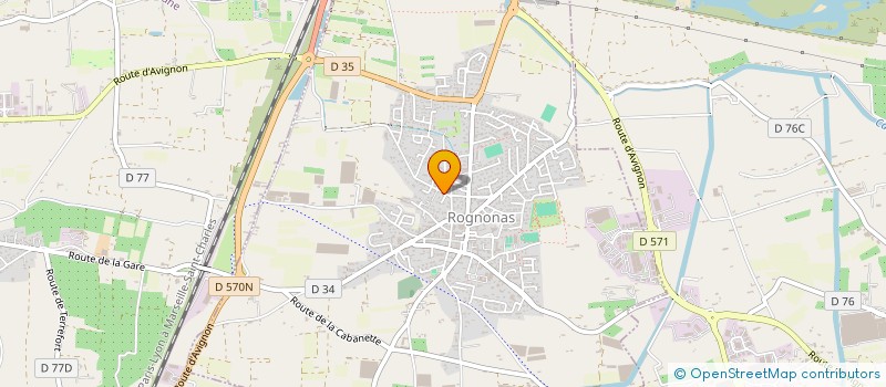 localisation de l'entreprise SCI ADAM  ROGNONAS