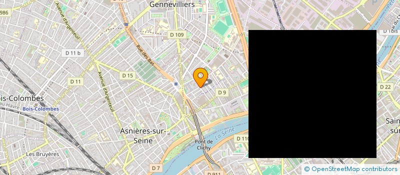 localisation de l'entreprise SCI ADAM ET LINA à GENNEVILLIERS
