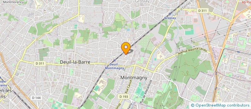 localisation de l'entreprise SCI ADAMA  DEUIL-LA-BARRE