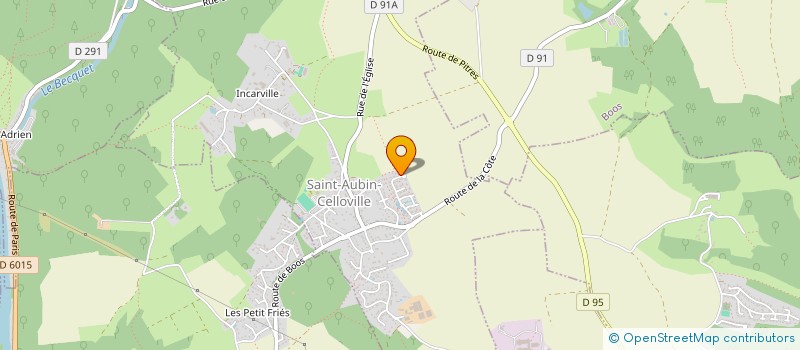 localisation de l'entreprise SCI ADAMALICE  SAINT-AUBIN-CELLOVILLE