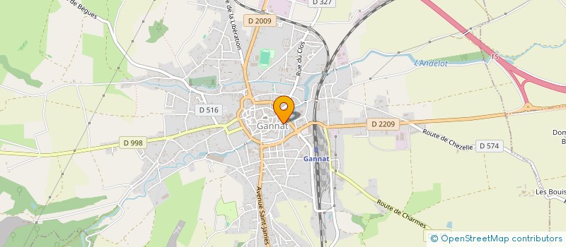 localisation de l'entreprise SCI ADAMCZEWSKI à GANNAT