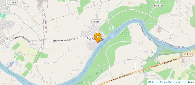 localisation de l'entreprise SCI ADAMS  FONGRAVE