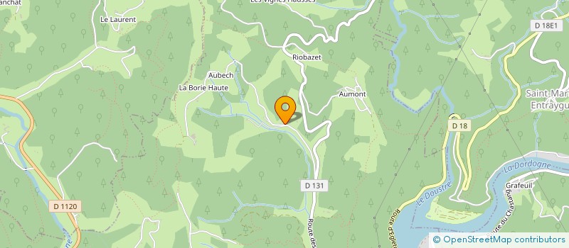 localisation de l'entreprise SCI ADAMS à ARGENTAT-SUR-DORDOGNE