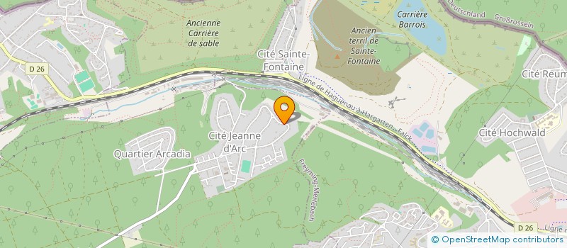 localisation de l'entreprise SCI ADAMS  SAINT-AVOLD