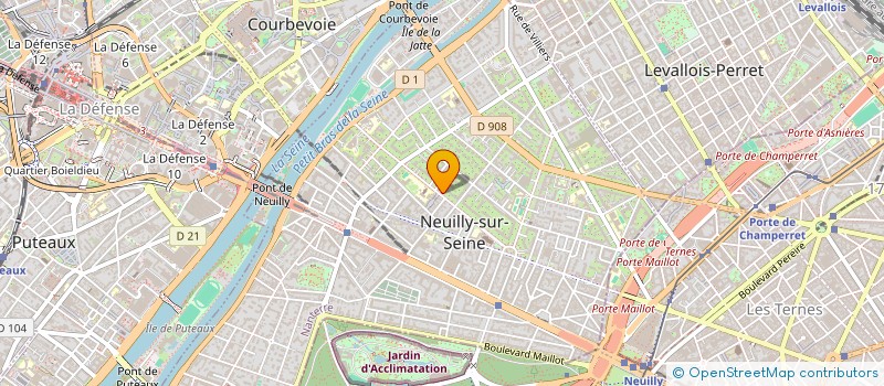 localisation de l'entreprise SCI ADAMS ESTATE à NEUILLY-SUR-SEINE