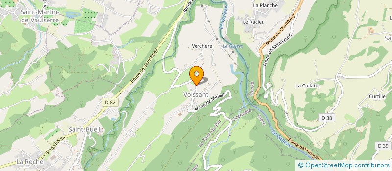 localisation de l'entreprise SCI ADANA  VOISSANT