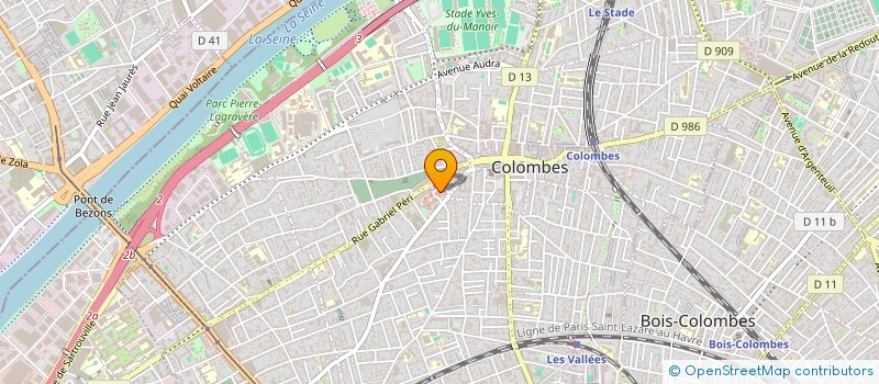 localisation de l'entreprise SCI ADANDEDJAN LA GRACE DE DIEU à COLOMBES