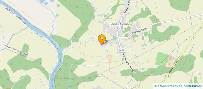 localisation de l'entreprise SCI ADANECH  SAINT-ETIENNE-D'ORTHE