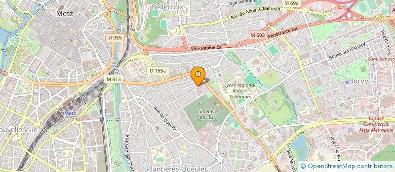 localisation de l'entreprise SCI ADANIER  METZ