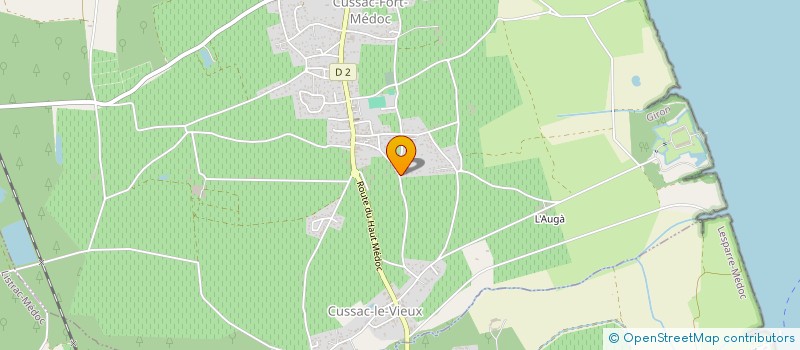 localisation de l'entreprise SCI ADANIS  CUSSAC-FORT-MEDOC