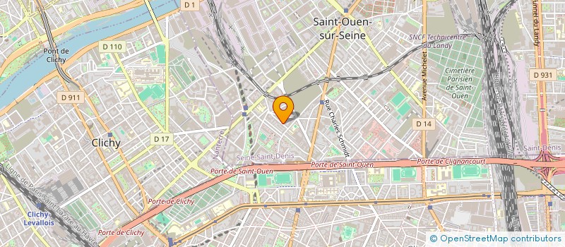 localisation de l'entreprise SCI ADAP à SAINT-OUEN-SUR-SEINE