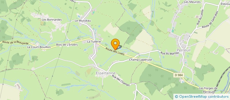 localisation de l'entreprise SCI ADAP LOCATION  ESSERTENNE