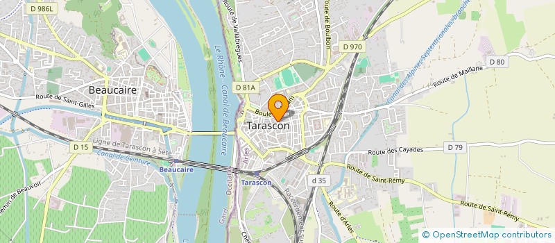 localisation de l'entreprise SCI ADAPA  TARASCON