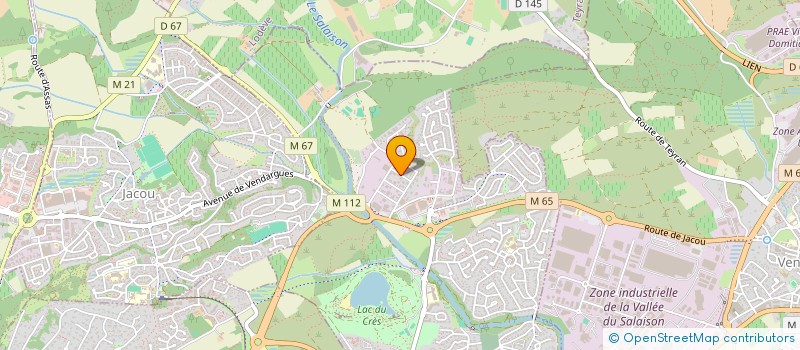 localisation de l'entreprise SCI ADAPIS  LE CRES