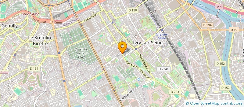 localisation de l'entreprise SCI ADAR à IVRY-SUR-SEINE