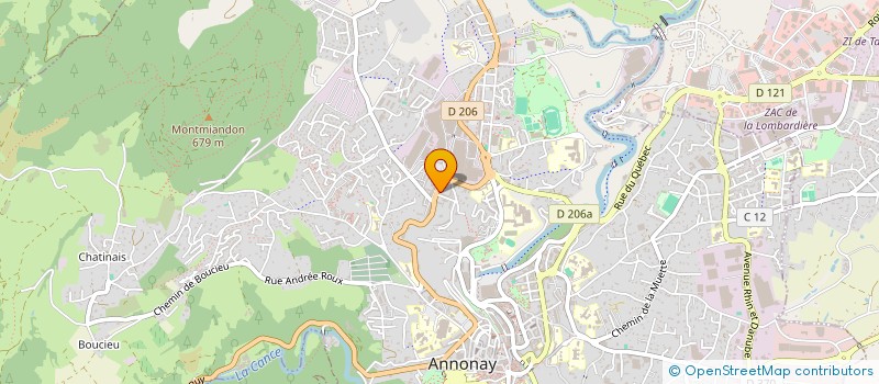 localisation de l'entreprise SCI ADASS à ANNONAY
