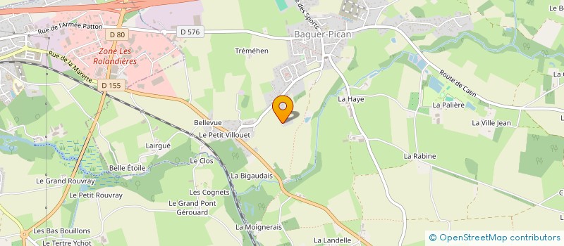 localisation de l'entreprise SCI ADAUSY  BAGUER-PICAN