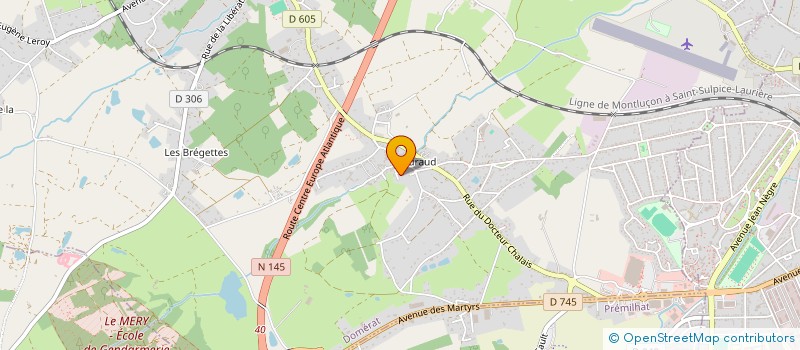 localisation de l'entreprise SCI ADAVAL à DOMERAT