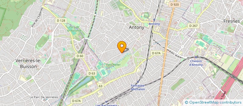 localisation de l'entreprise SCI ADAVIM à ANTONY