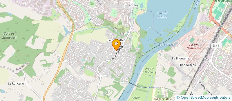 localisation de l'entreprise SCI ADAY  BOUCHEMAINE