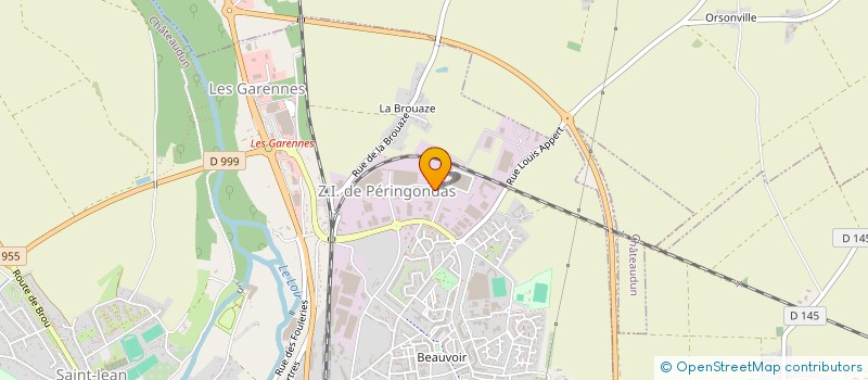 localisation de l'entreprise SCI ADB à CHATEAUDUN