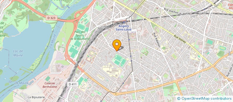 localisation de l'entreprise SCI ADB à ANGERS