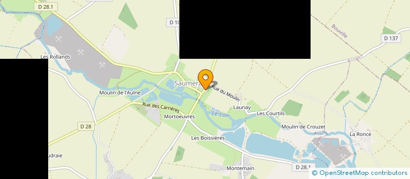 localisation de l'entreprise SCI ADB à SAUMERAY
