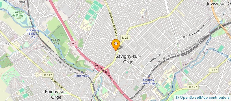 localisation de l'entreprise SCI ADBD à SAVIGNY-SUR-ORGE