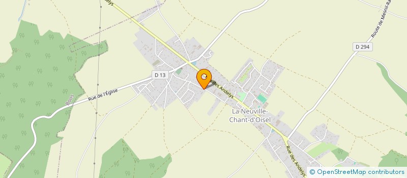 localisation de l'entreprise SCI ADBM  GOUY