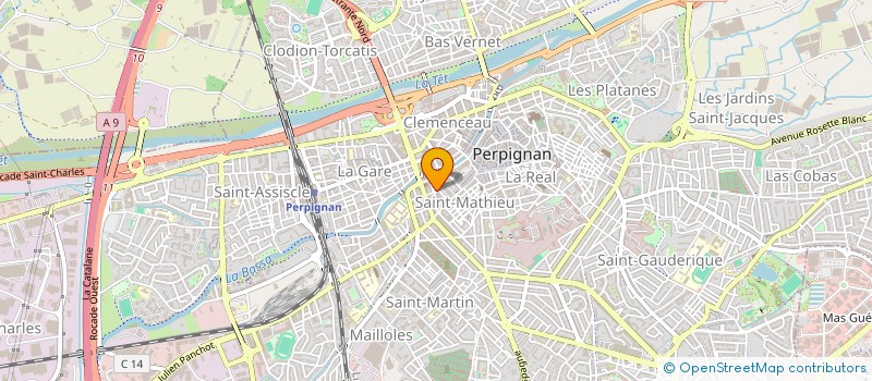 localisation de l'entreprise SCI ADC à PERPIGNAN