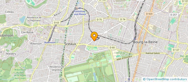 localisation de l'entreprise SCI ADC à SCEAUX