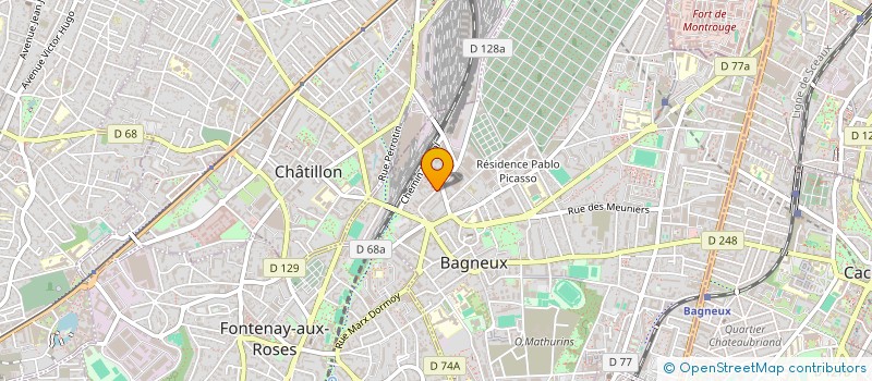 localisation de l'entreprise SCI ADC 92 à BAGNEUX