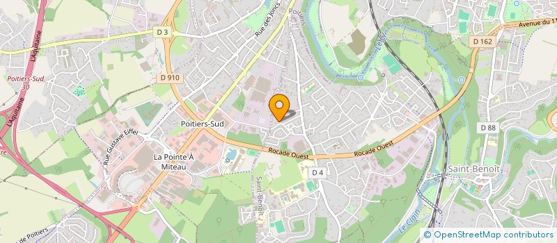 localisation de l'entreprise SCI ADC  SAINT-BENOIT