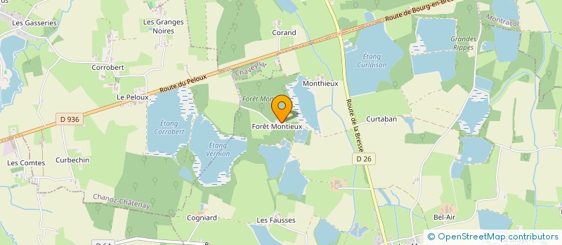 localisation de l'entreprise SCI ADC INVESTISSEMENTS  CONDEISSIAT