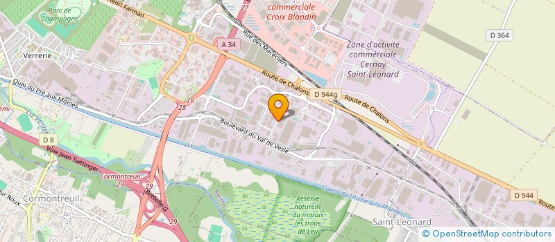 localisation de l'entreprise SCI ADC MAINO  REIMS