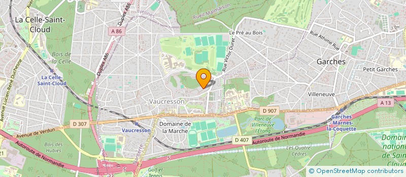 localisation de l'entreprise SCI ADCLEM à VAUCRESSON