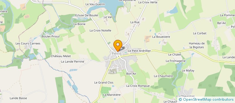 localisation de l'entreprise SCI ADDE  FEINS