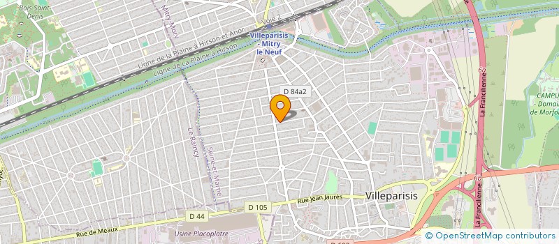 localisation de l'entreprise SCI ADDH  VILLEPARISIS