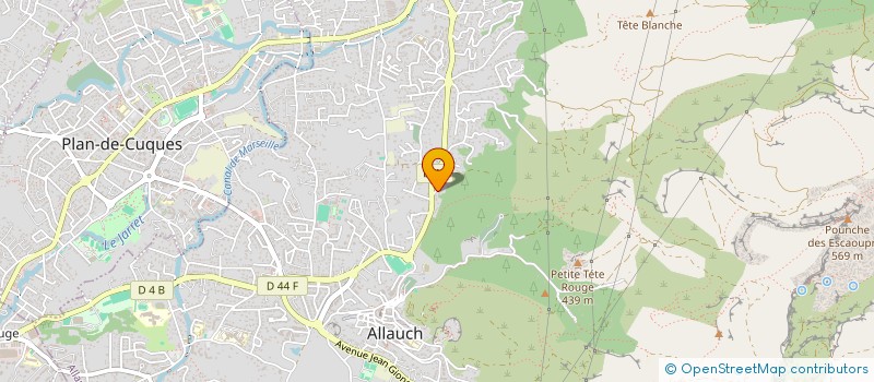 localisation de l'entreprise SCI ADDICTION  ALLAUCH