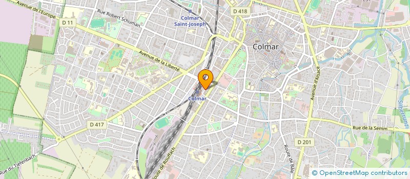 localisation de l'entreprise SCI ADDICTO COLMAR  COLMAR