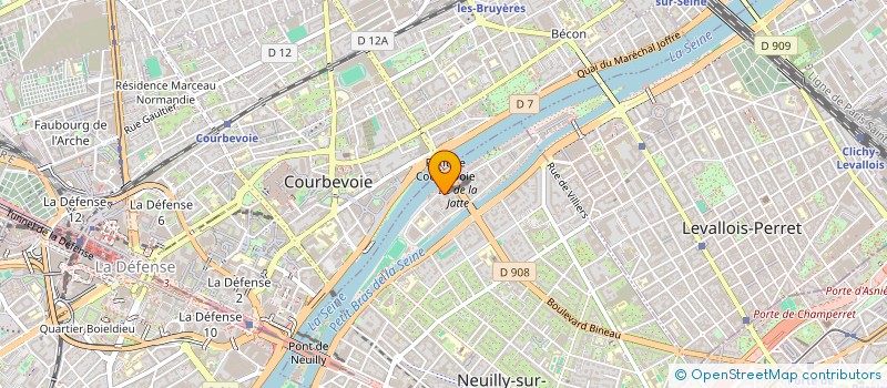 localisation de l'entreprise SCI ADDISON IMMOBILIER à NEUILLY-SUR-SEINE