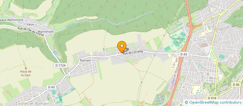 localisation de l'entreprise SCI ADDOLORATA  COSNES-ET-ROMAIN