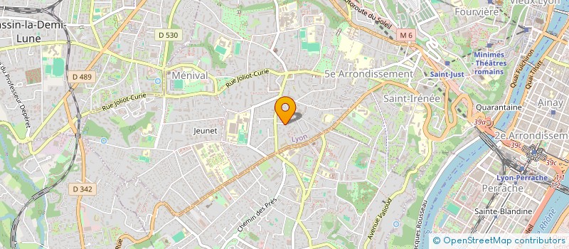 localisation de l'entreprise SCI ADDPH  LYON