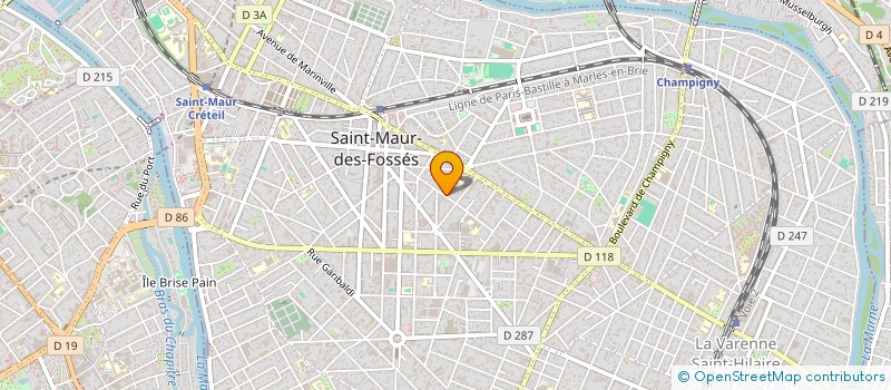 localisation de l'entreprise SCI ADDS HANSEN à SAINT-MAUR-DES-FOSSES