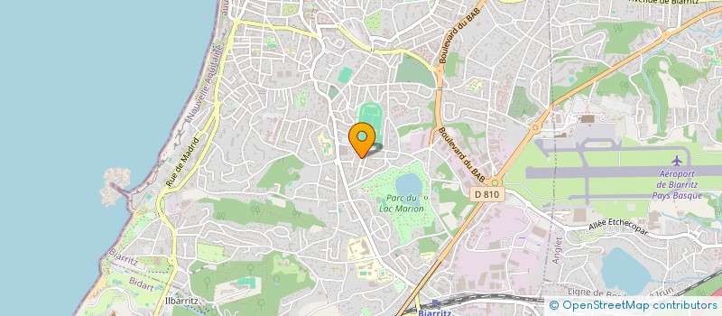 localisation de l'entreprise SCI ADE à BIARRITZ